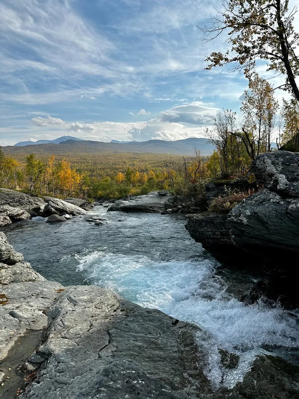 Calm, unhurried flow